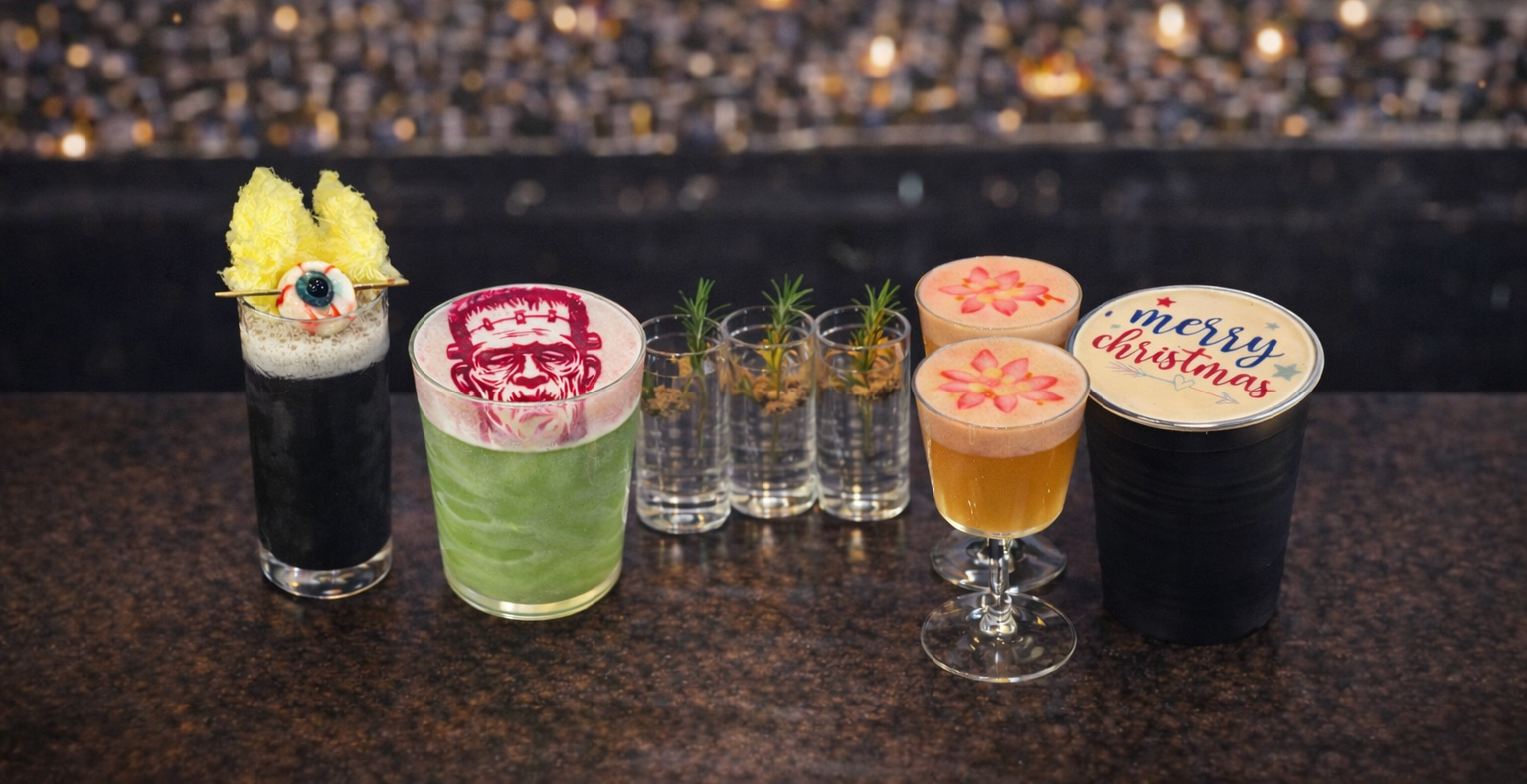 Custom drinks and themed concepts