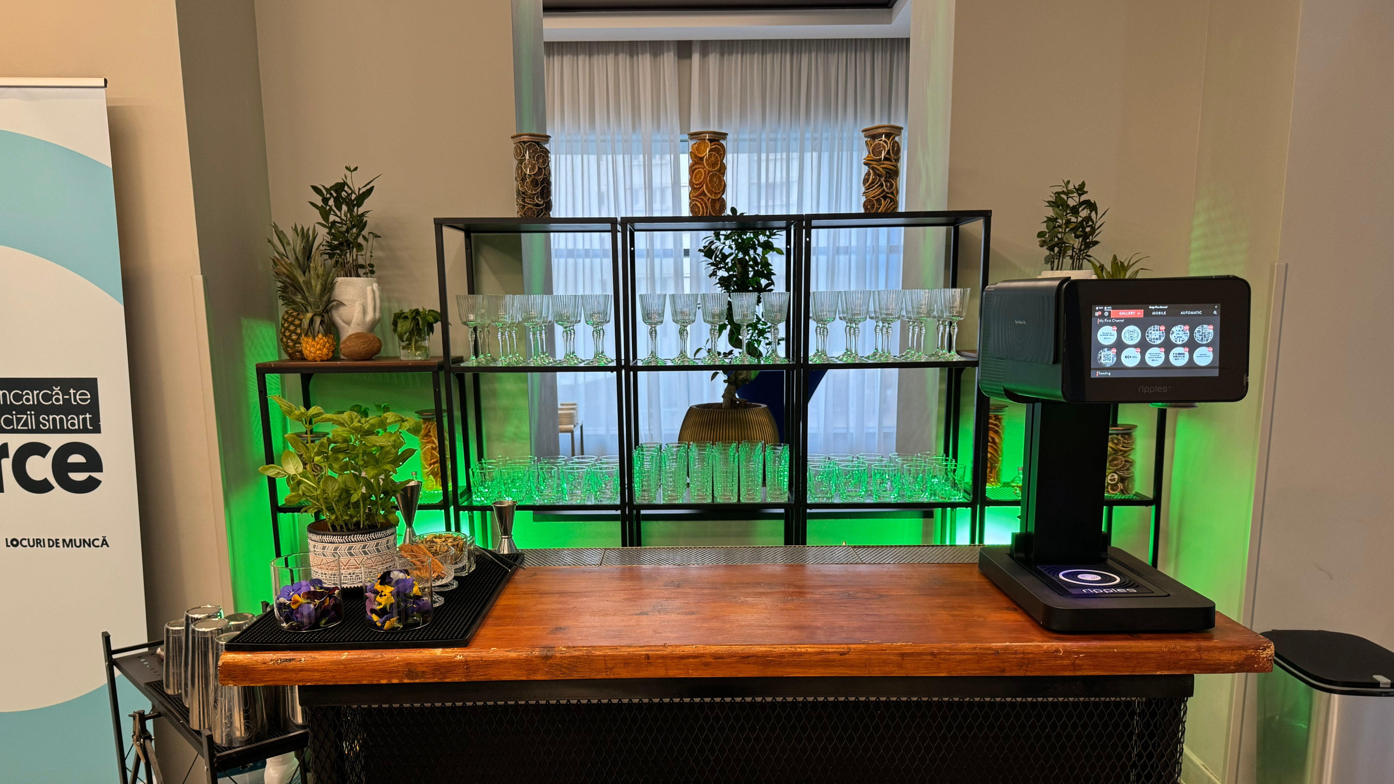 Corporate event bar
